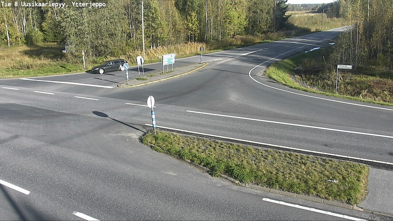 Weather Camera Image Road 8 Uusikaarlepyy, Ytterjeppo, Uusikaarlepyy, Pohjanmaa