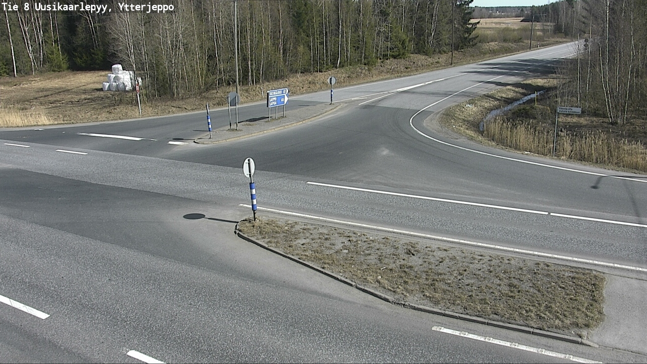 Weather Camera Image Väg 8 Nykarleby, Ytterjeppo, Uusikaarlepyy, Pohjanmaa