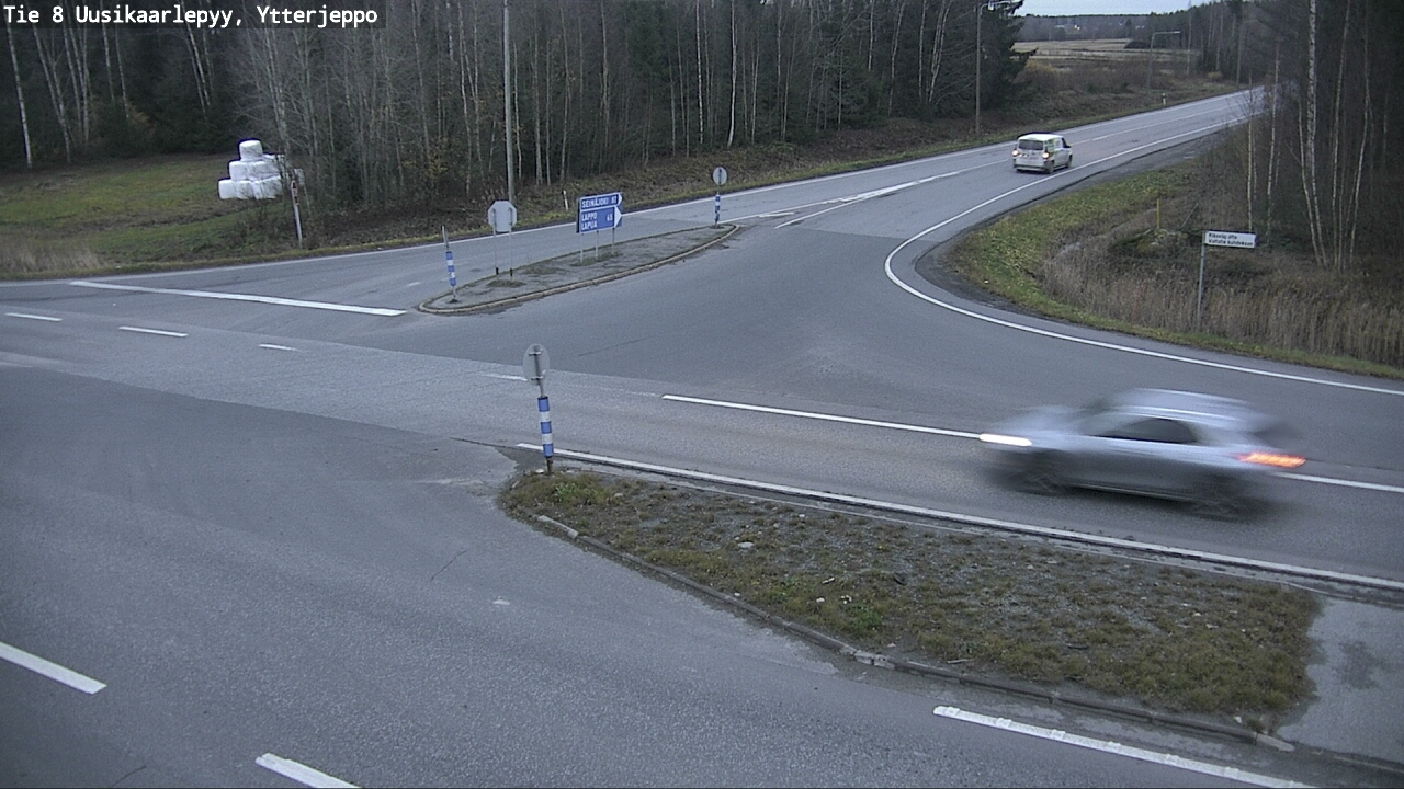 Kelikamerat Kuva Tie 8 Uusikaarlepyy, Ytterjeppo, Uusikaarlepyy, Pohjanmaa