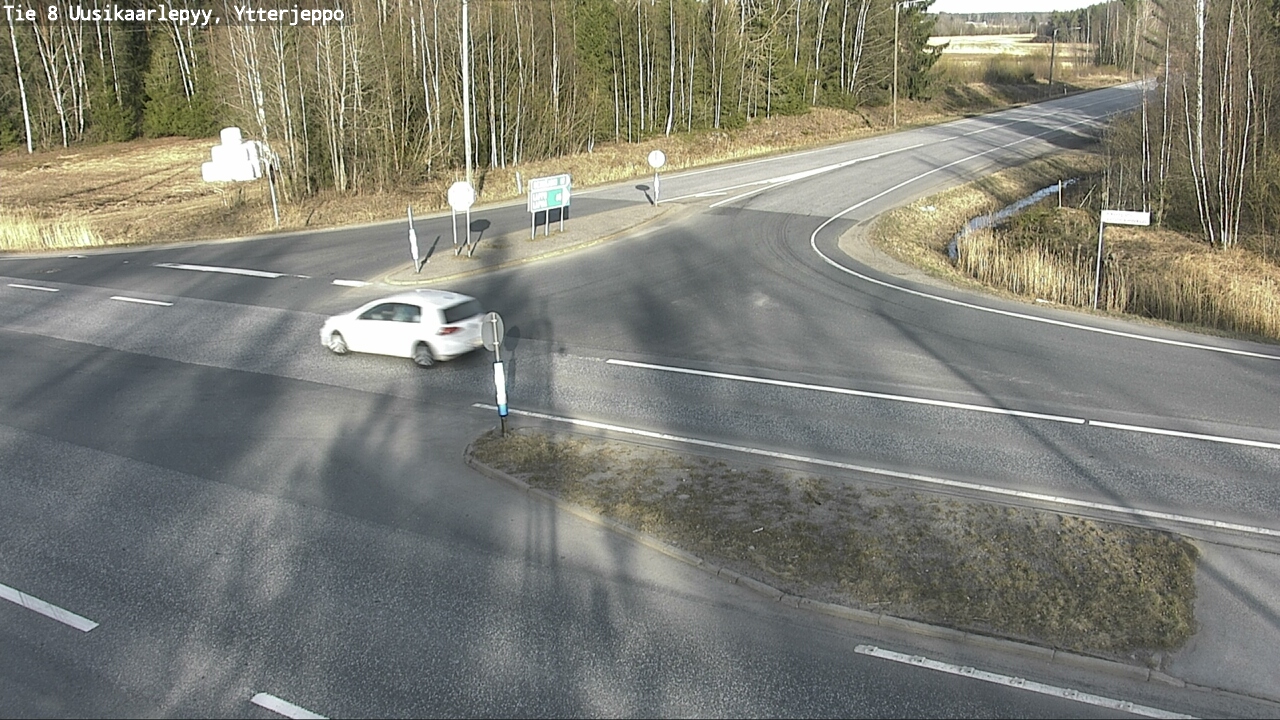 Weather Camera Image Väg 8 Nykarleby, Ytterjeppo, Uusikaarlepyy, Pohjanmaa
