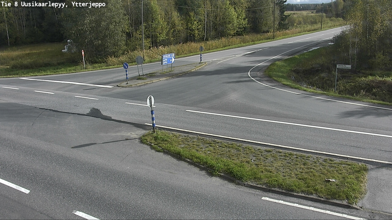 Kelikamerat Kuva Tie 8 Uusikaarlepyy, Ytterjeppo, Uusikaarlepyy, Pohjanmaa