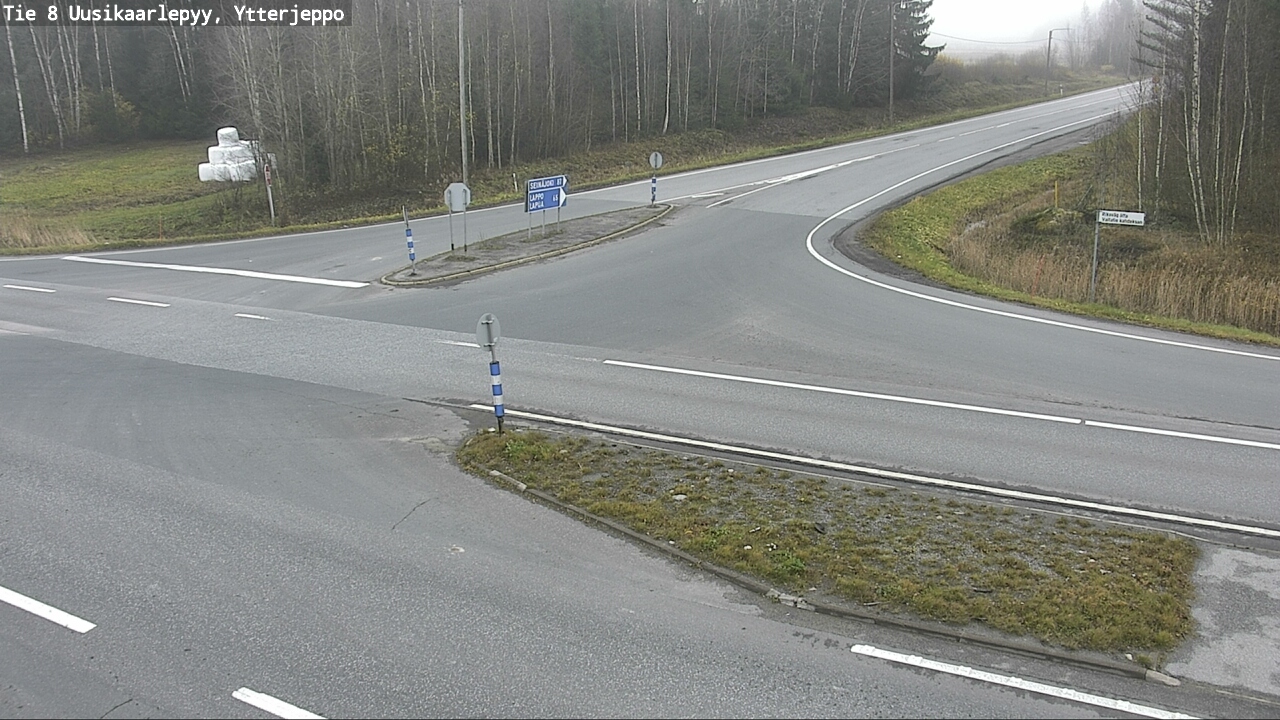 Kelikamerat Kuva Tie 8 Uusikaarlepyy, Ytterjeppo, Uusikaarlepyy, Pohjanmaa