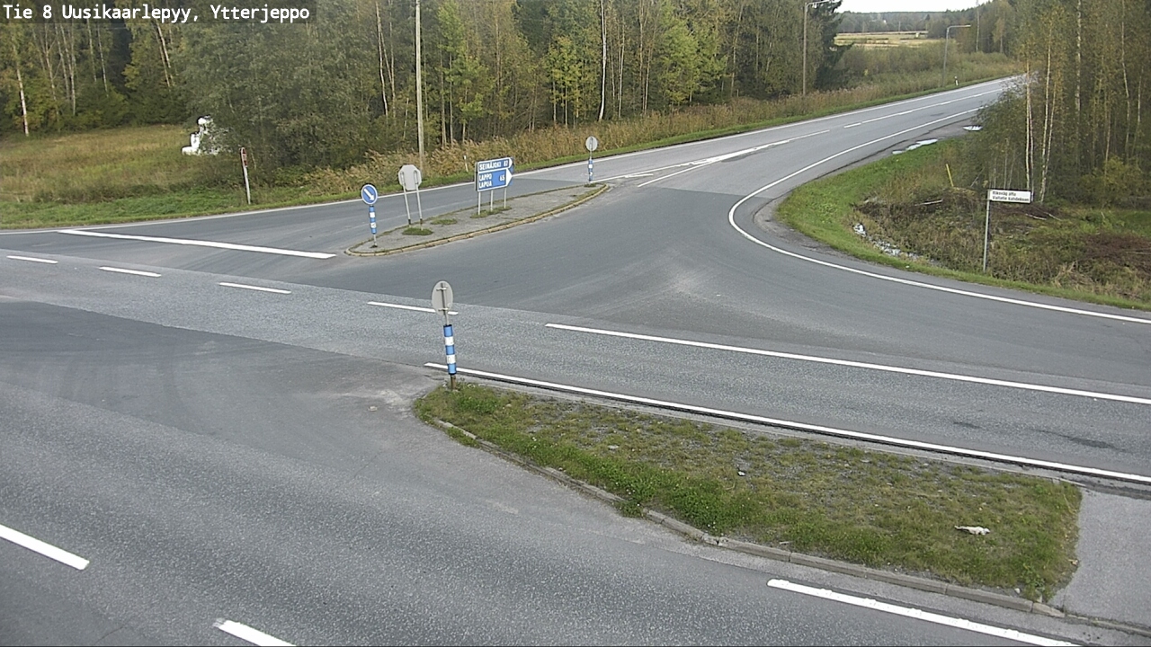 Kelikamerat Kuva Tie 8 Uusikaarlepyy, Ytterjeppo, Uusikaarlepyy, Pohjanmaa