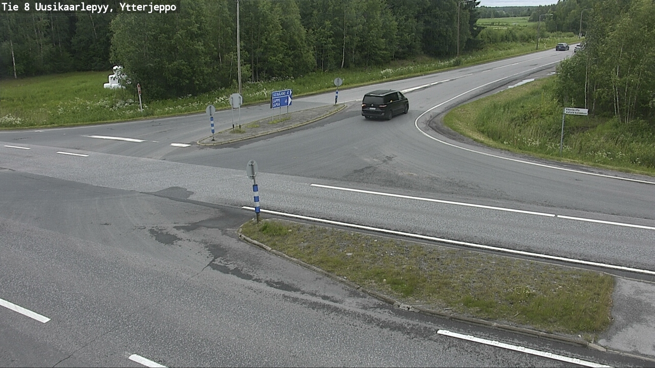 Weather Camera Image Road 8 Uusikaarlepyy, Ytterjeppo, Uusikaarlepyy, Pohjanmaa