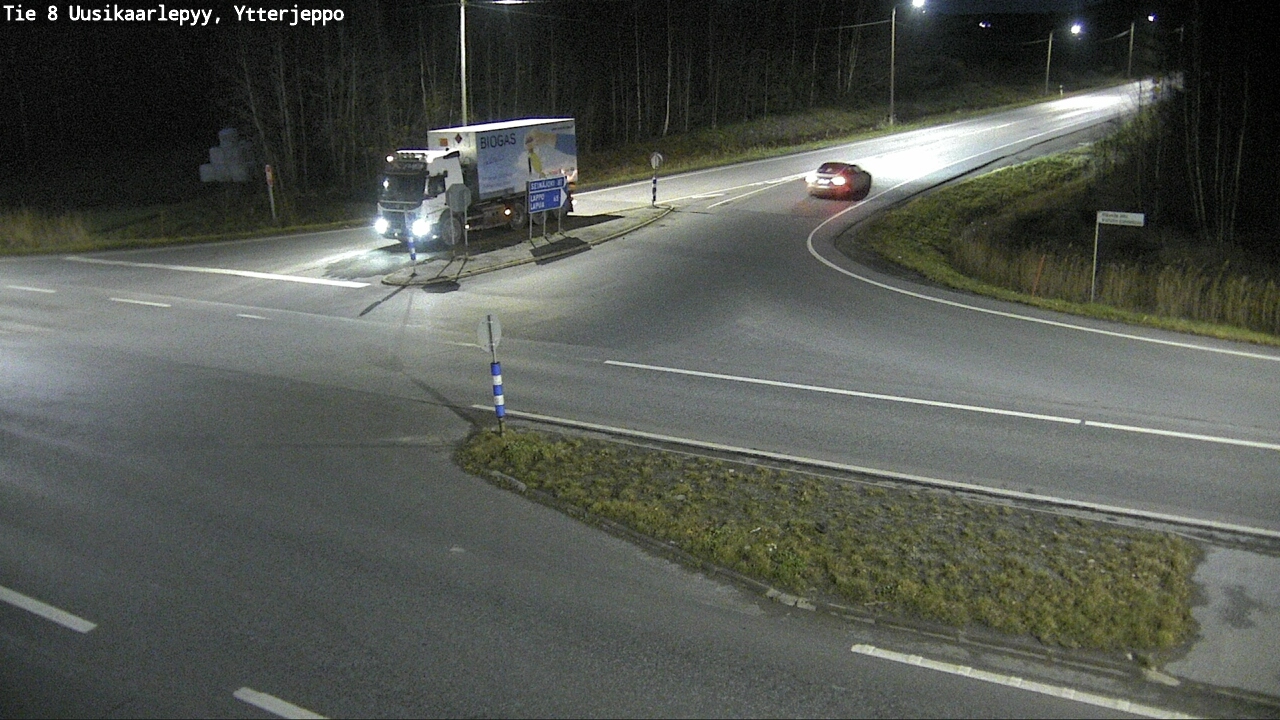 Kelikamerat Kuva Tie 8 Uusikaarlepyy, Ytterjeppo, Uusikaarlepyy, Pohjanmaa
