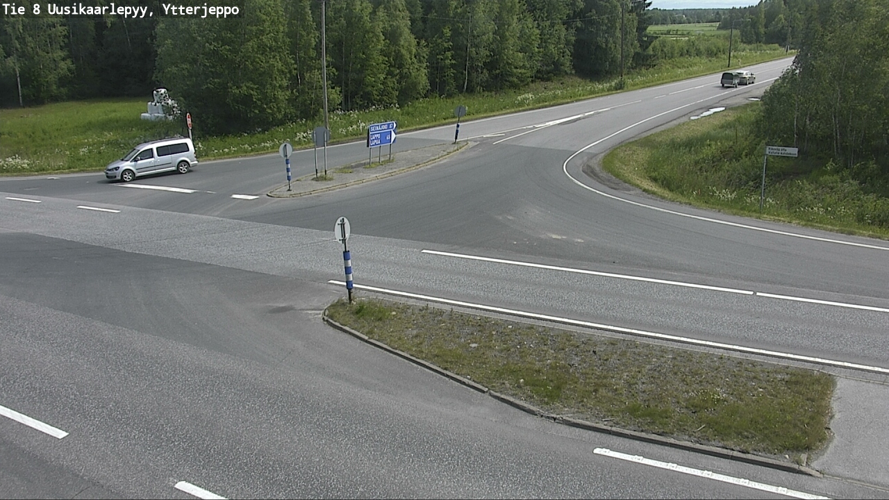 Weather Camera Image Road 8 Uusikaarlepyy, Ytterjeppo, Uusikaarlepyy, Pohjanmaa