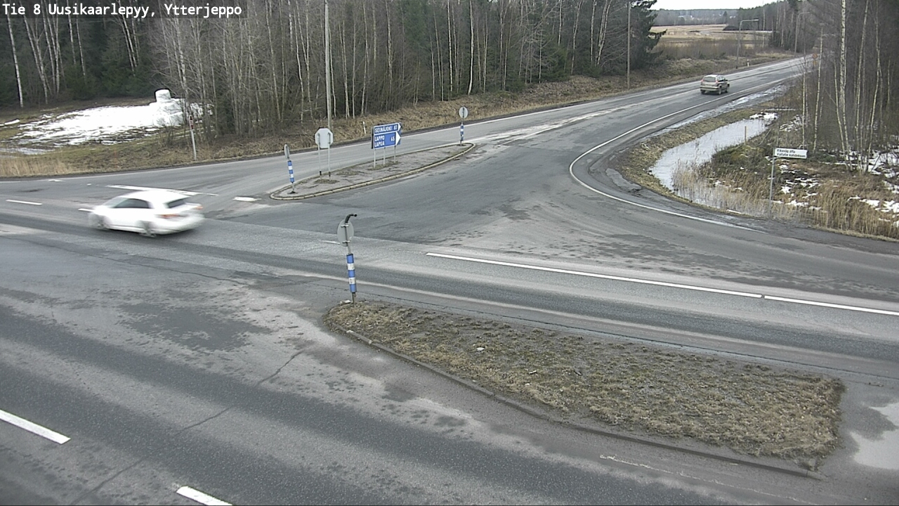 Weather Camera Image Väg 8 Nykarleby, Ytterjeppo, Uusikaarlepyy, Pohjanmaa