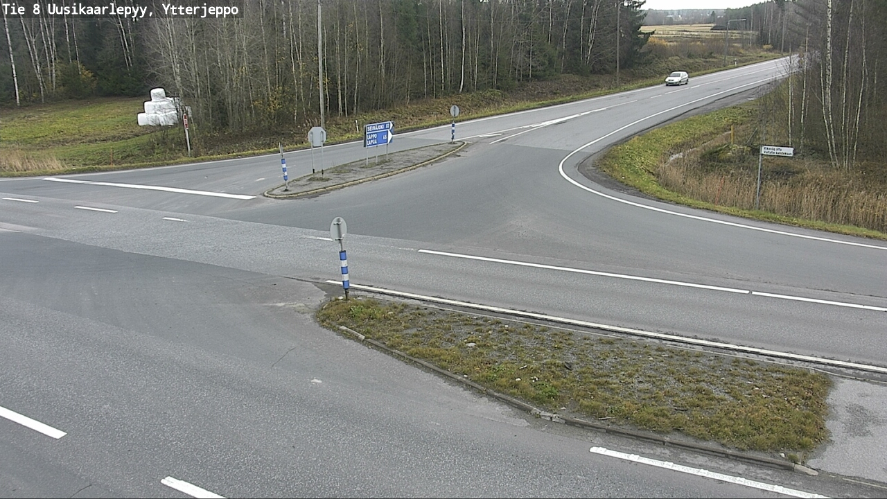 Kelikamerat Kuva Tie 8 Uusikaarlepyy, Ytterjeppo, Uusikaarlepyy, Pohjanmaa