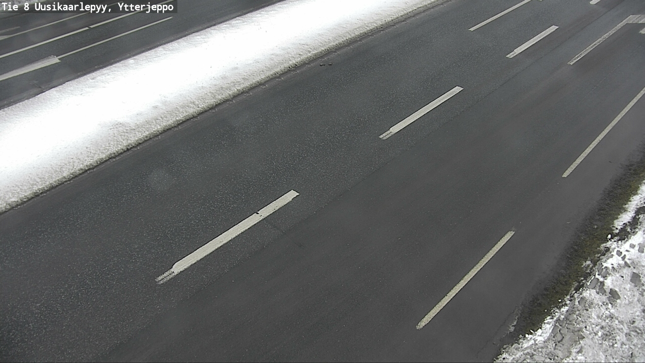 Weather Camera Image Road 8 Uusikaarlepyy, Ytterjeppo, Uusikaarlepyy, Pohjanmaa