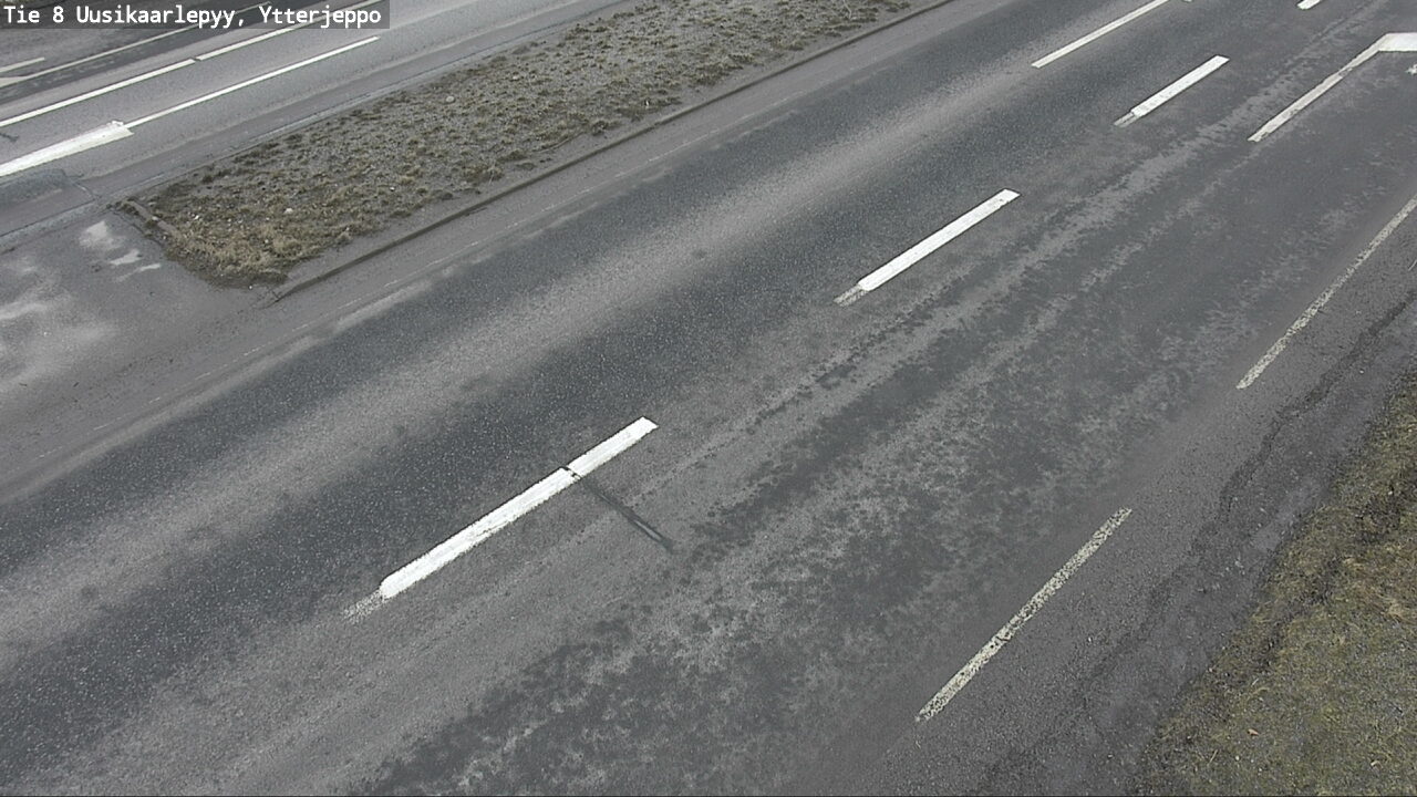 Weather Camera Image Road 8 Uusikaarlepyy, Ytterjeppo, Uusikaarlepyy, Pohjanmaa