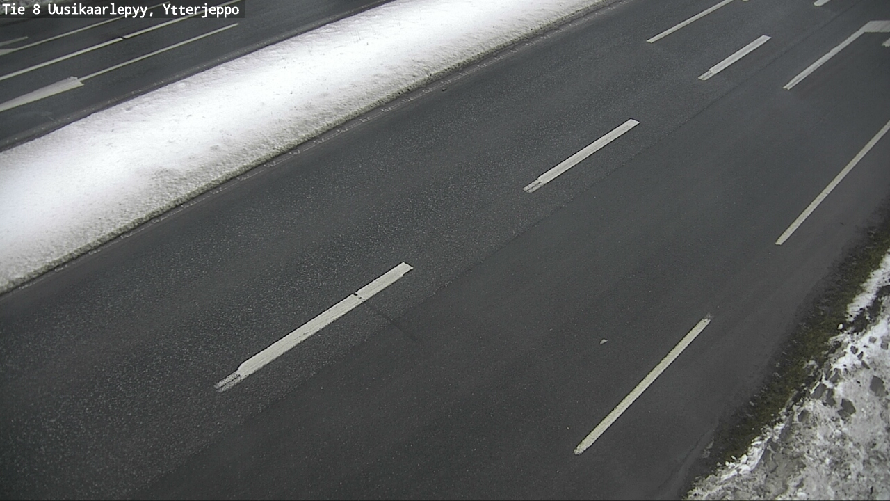 Weather Camera Image Road 8 Uusikaarlepyy, Ytterjeppo, Uusikaarlepyy, Pohjanmaa
