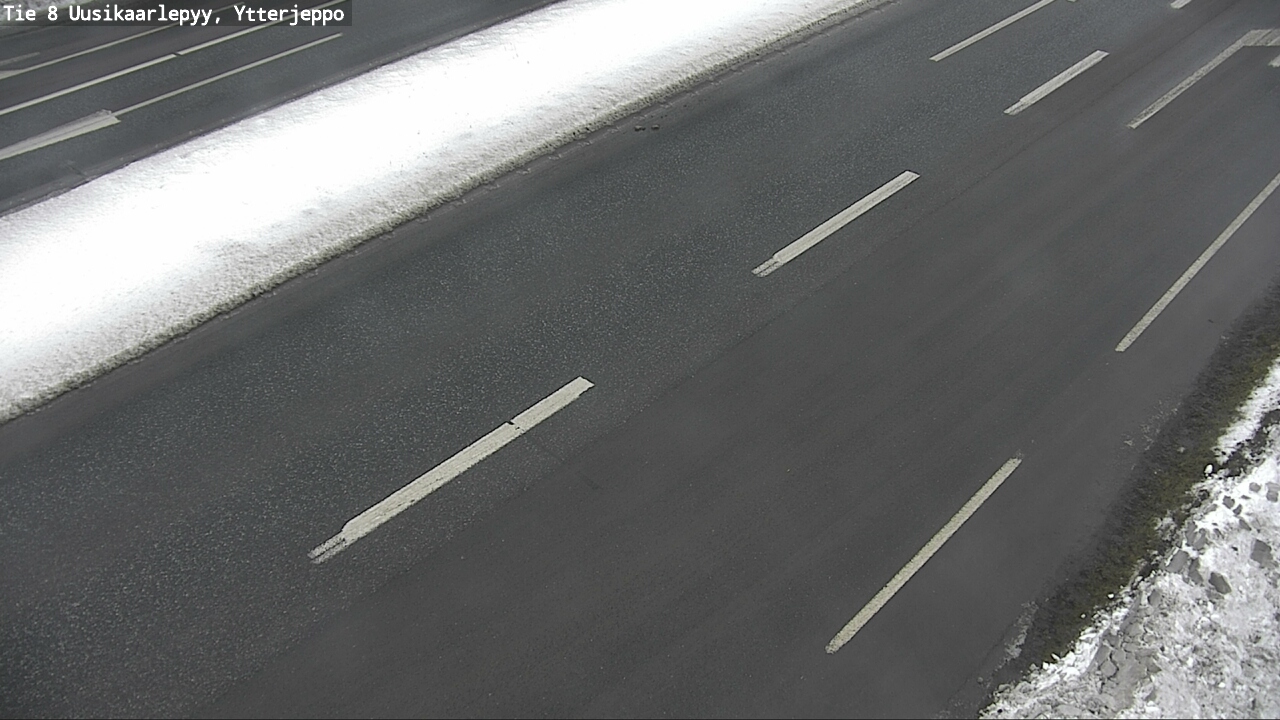 Weather Camera Image Road 8 Uusikaarlepyy, Ytterjeppo, Uusikaarlepyy, Pohjanmaa