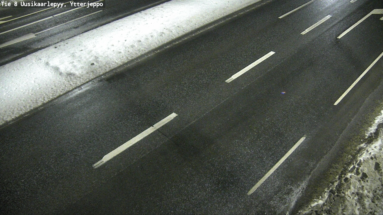 Weather Camera Image Road 8 Uusikaarlepyy, Ytterjeppo, Uusikaarlepyy, Pohjanmaa