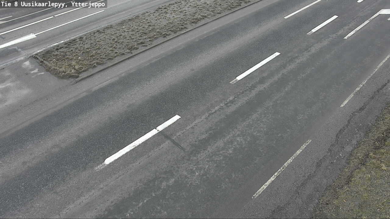 Weather Camera Image Road 8 Uusikaarlepyy, Ytterjeppo, Uusikaarlepyy, Pohjanmaa