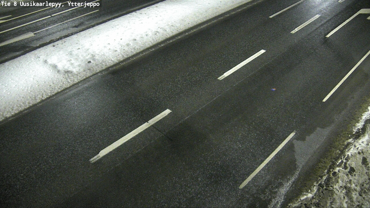 Weather Camera Image Road 8 Uusikaarlepyy, Ytterjeppo, Uusikaarlepyy, Pohjanmaa