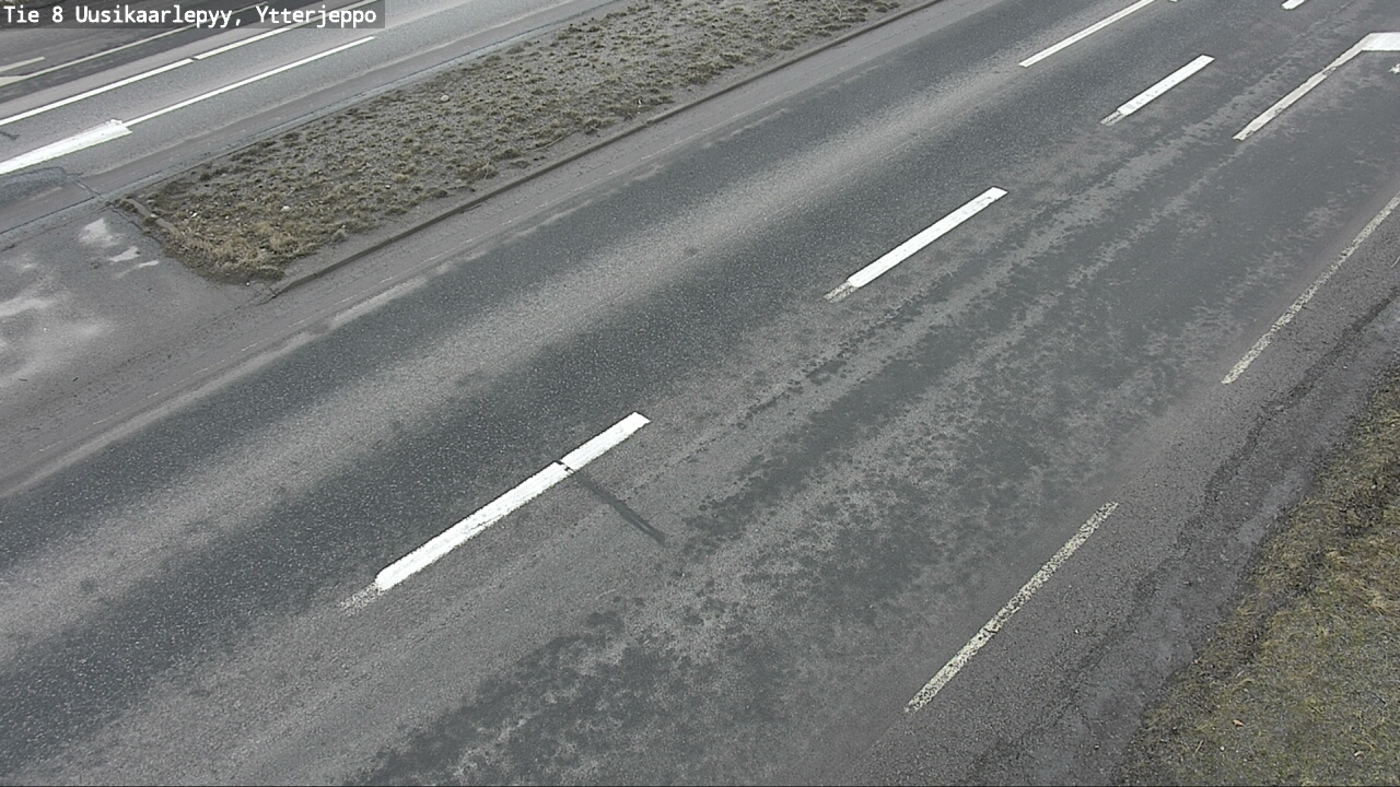 Weather Camera Image Road 8 Uusikaarlepyy, Ytterjeppo, Uusikaarlepyy, Pohjanmaa