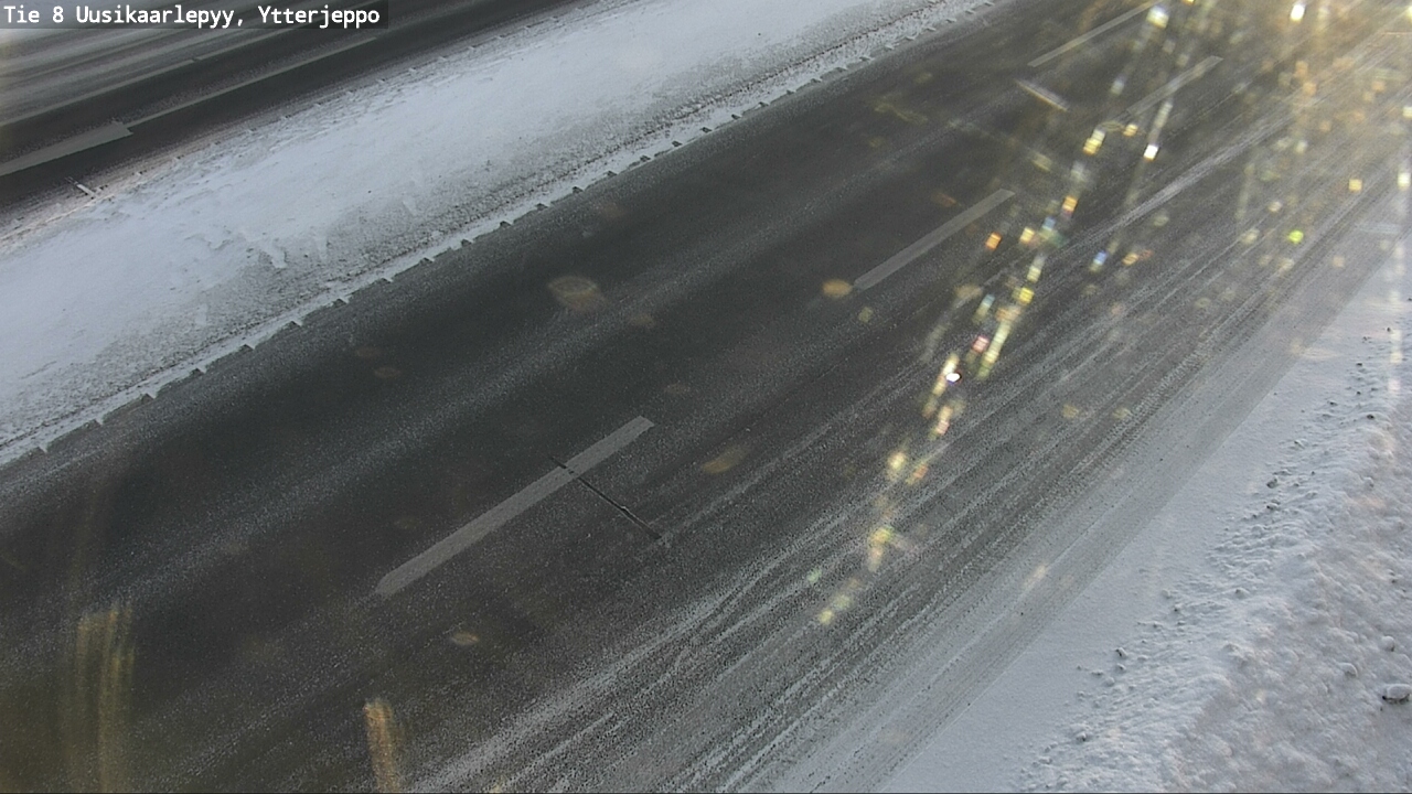 Weather Camera Image Road 8 Uusikaarlepyy, Ytterjeppo, Uusikaarlepyy, Pohjanmaa