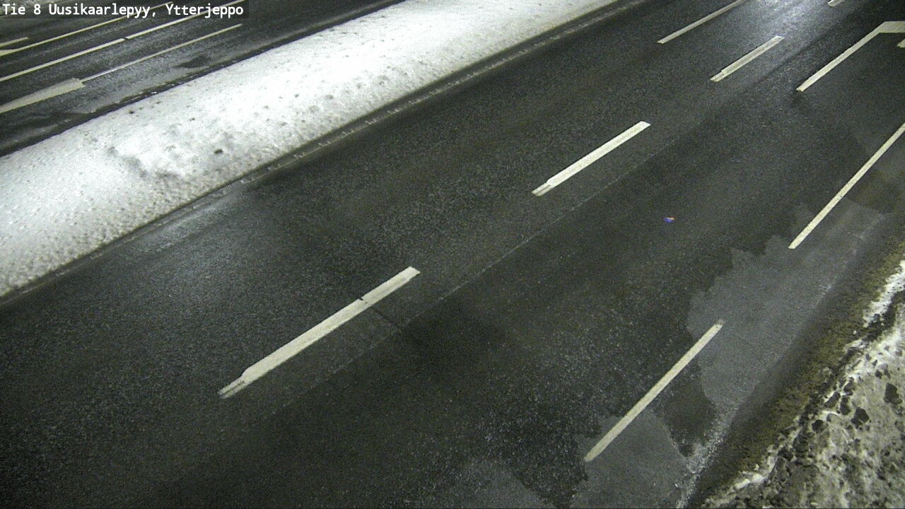Weather Camera Image Road 8 Uusikaarlepyy, Ytterjeppo, Uusikaarlepyy, Pohjanmaa