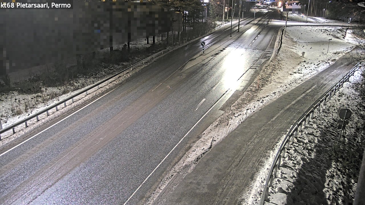 Weather Camera Image Väg 68 Jakobstad, Permo, Pietarsaari, Pohjanmaa