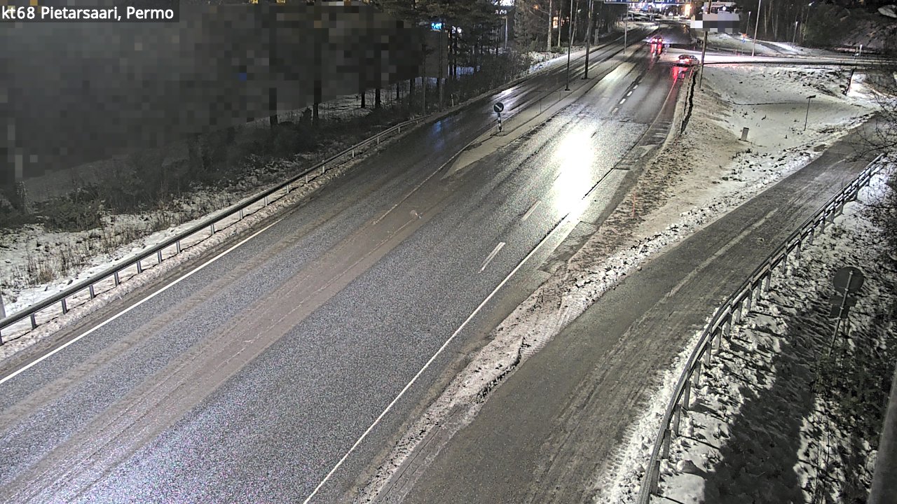 Weather Camera Image Väg 68 Jakobstad, Permo, Pietarsaari, Pohjanmaa