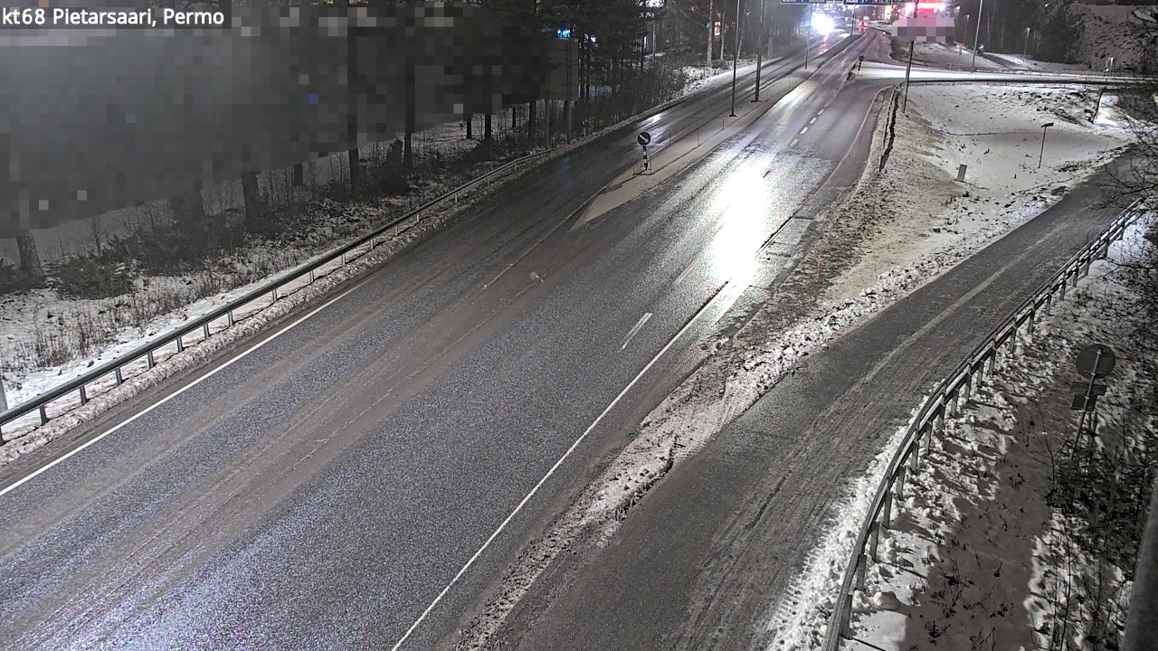 Weather Camera Image Väg 68 Jakobstad, Permo, Pietarsaari, Pohjanmaa