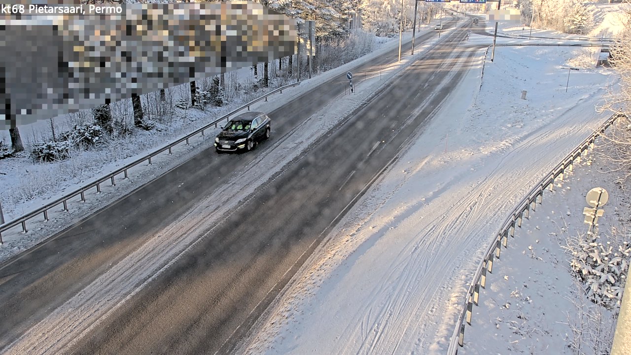 Weather Camera Image Road 68 Pietarsaari, Permo, Pietarsaari, Pohjanmaa