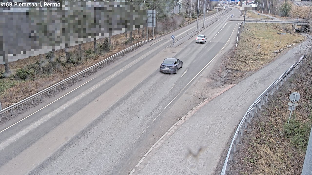 Weather Camera Image Väg 68 Jakobstad, Permo, Pietarsaari, Pohjanmaa