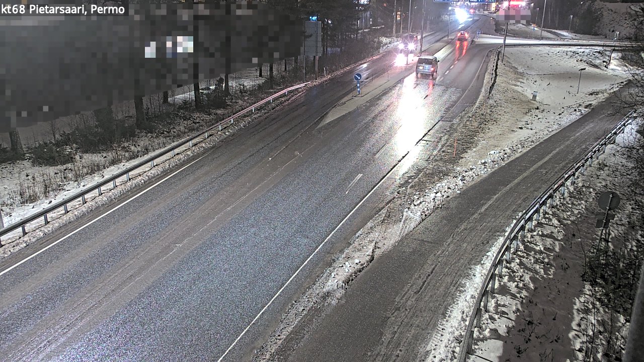 Weather Camera Image Väg 68 Jakobstad, Permo, Pietarsaari, Pohjanmaa