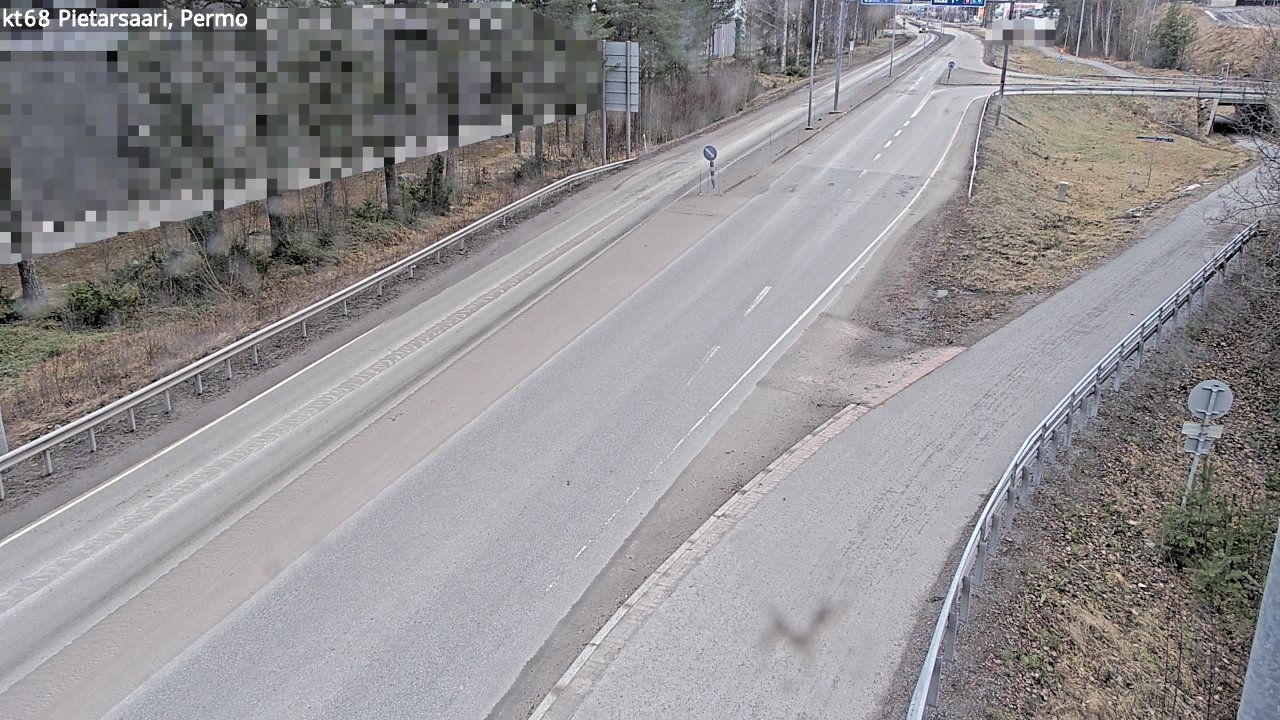 Weather Camera Image Väg 68 Jakobstad, Permo, Pietarsaari, Pohjanmaa