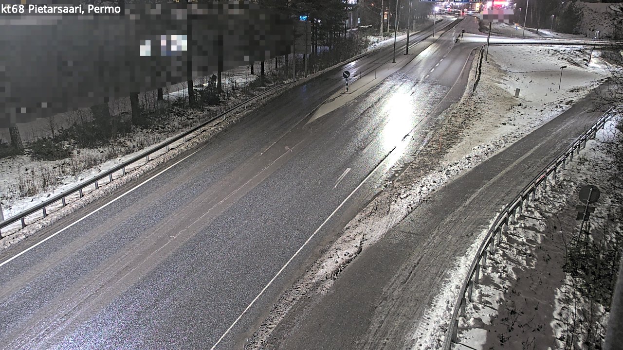Weather Camera Image Väg 68 Jakobstad, Permo, Pietarsaari, Pohjanmaa