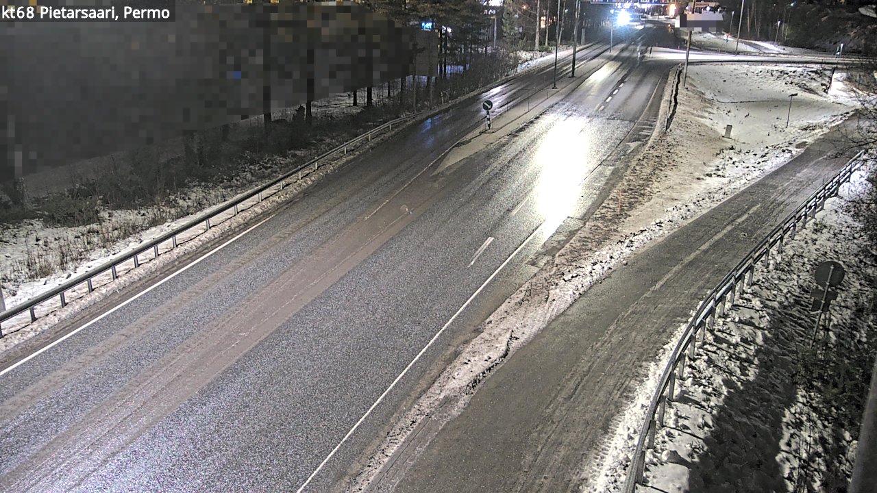 Weather Camera Image Väg 68 Jakobstad, Permo, Pietarsaari, Pohjanmaa
