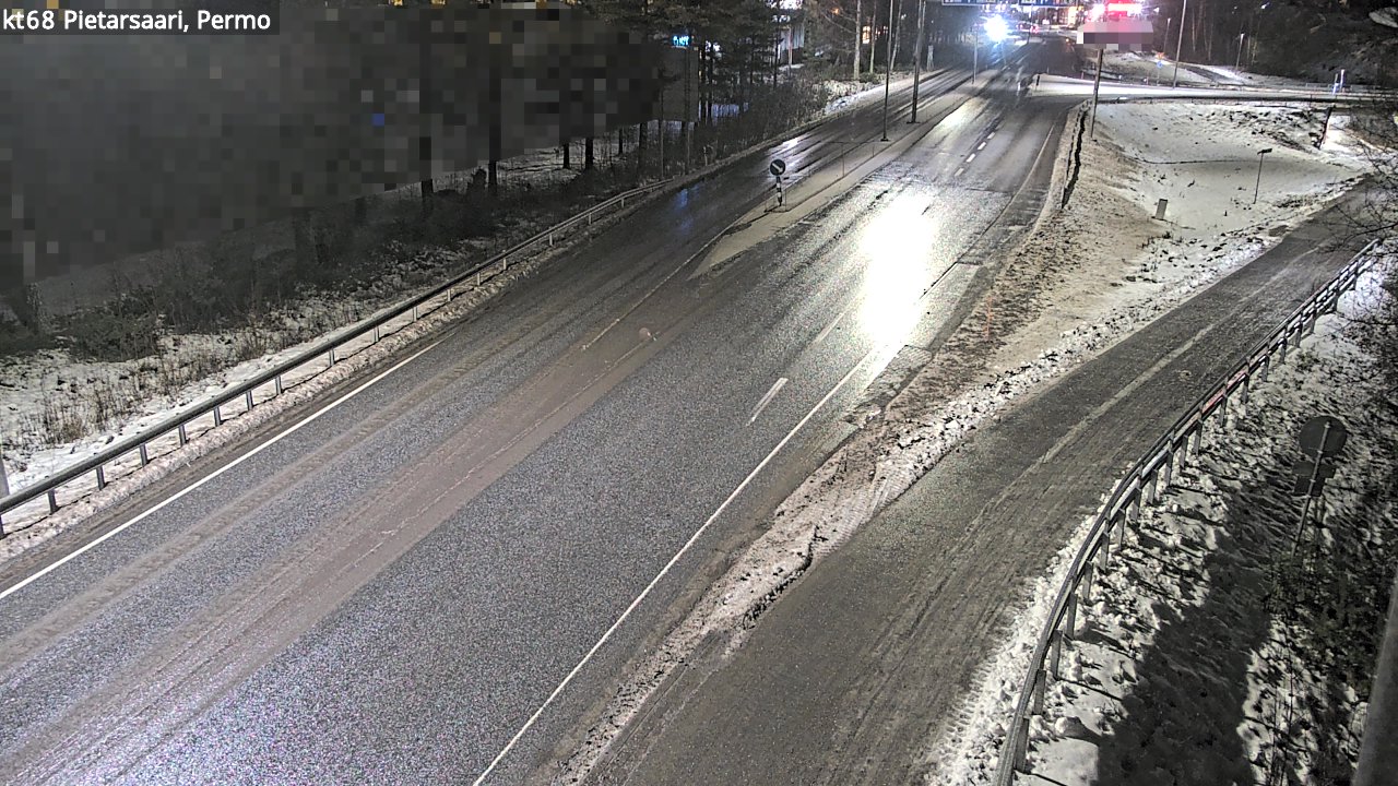 Weather Camera Image Väg 68 Jakobstad, Permo, Pietarsaari, Pohjanmaa
