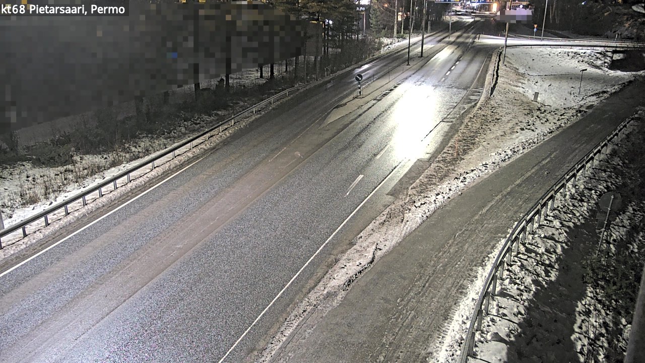Weather Camera Image Väg 68 Jakobstad, Permo, Pietarsaari, Pohjanmaa