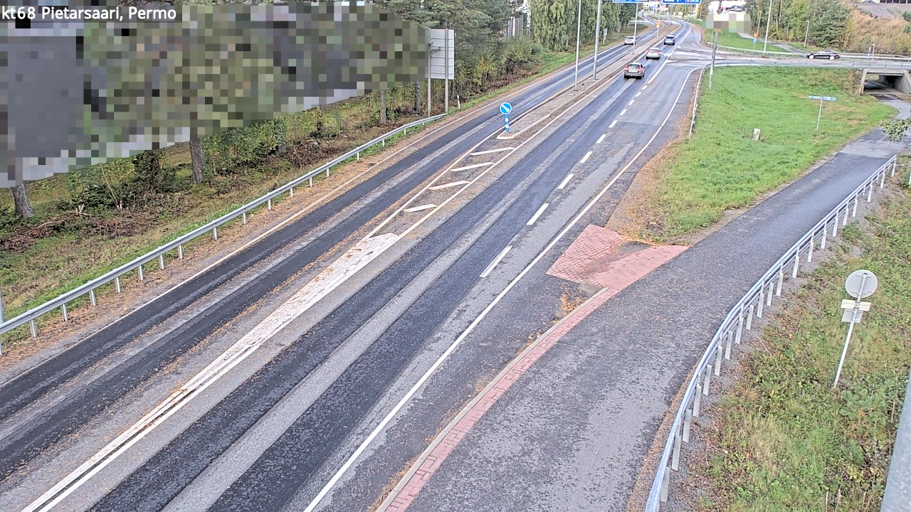 Weather Camera Image Väg 68 Jakobstad, Permo, Pietarsaari, Pohjanmaa