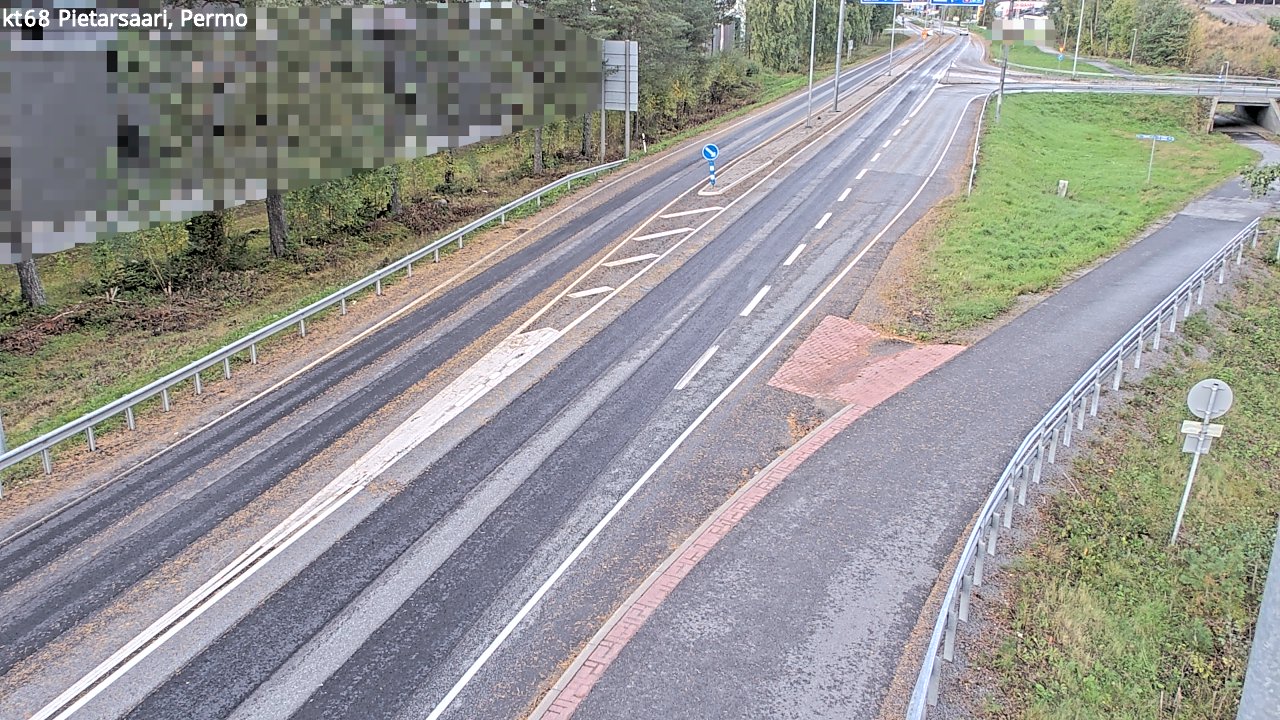 Weather Camera Image Väg 68 Jakobstad, Permo, Pietarsaari, Pohjanmaa