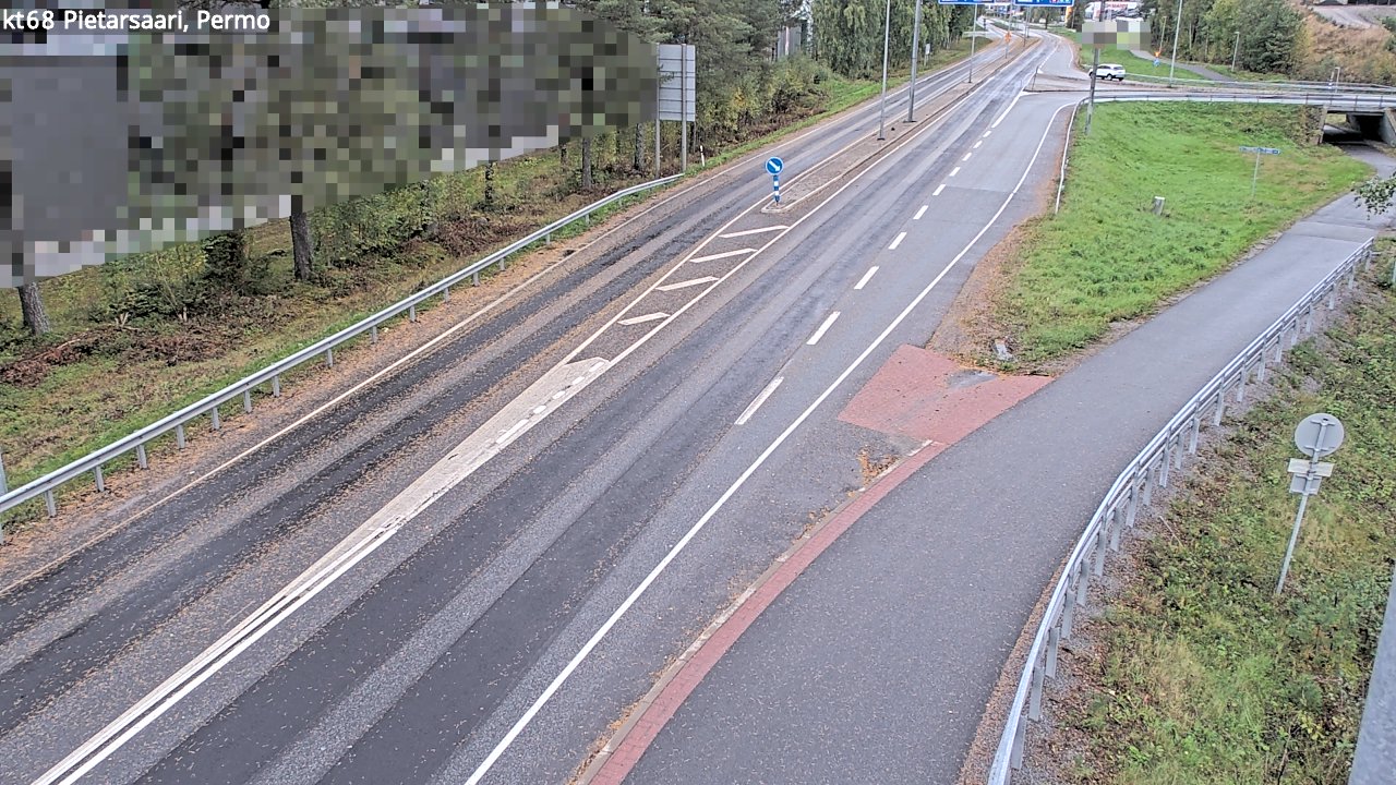 Weather Camera Image Väg 68 Jakobstad, Permo, Pietarsaari, Pohjanmaa
