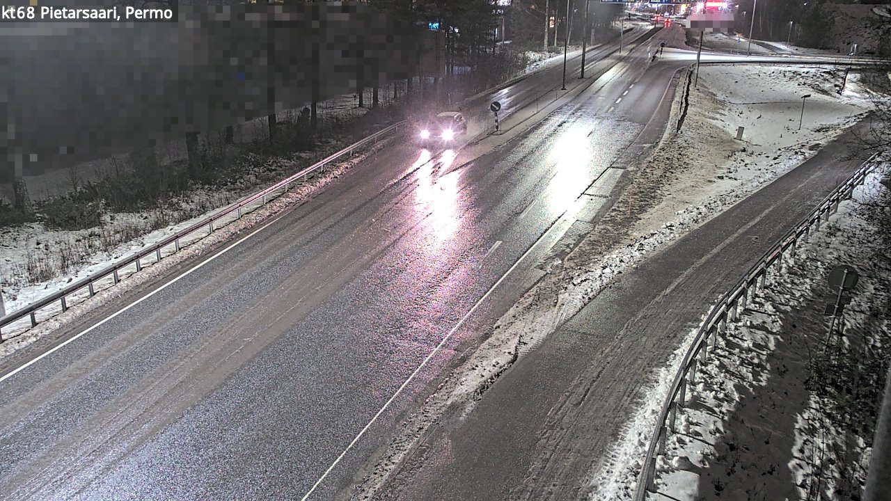 Weather Camera Image Väg 68 Jakobstad, Permo, Pietarsaari, Pohjanmaa