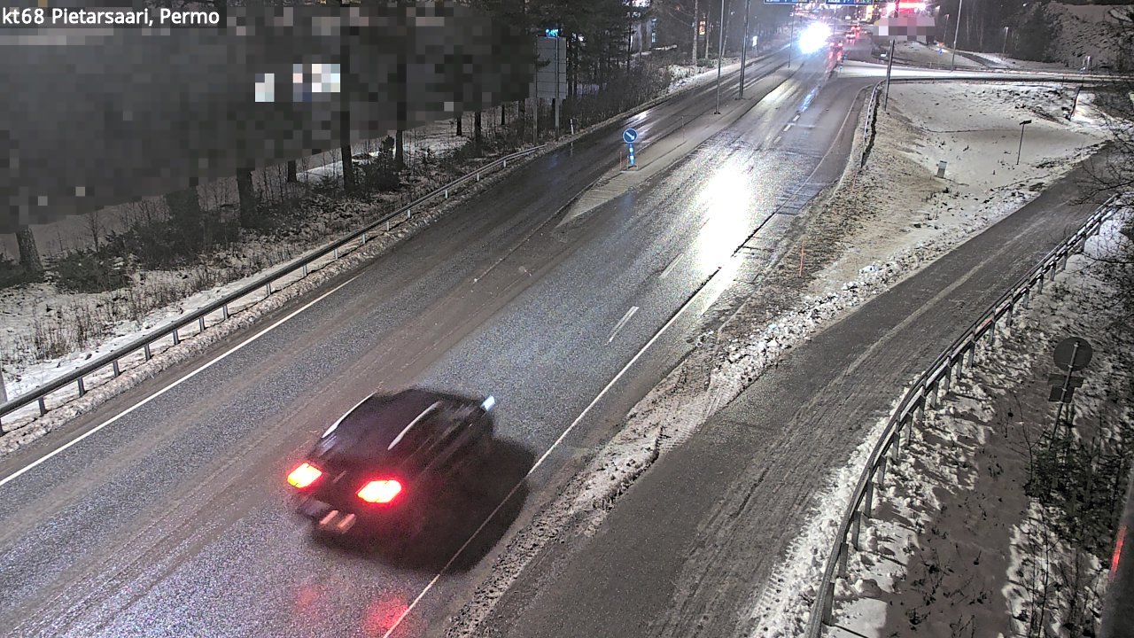 Weather Camera Image Väg 68 Jakobstad, Permo, Pietarsaari, Pohjanmaa