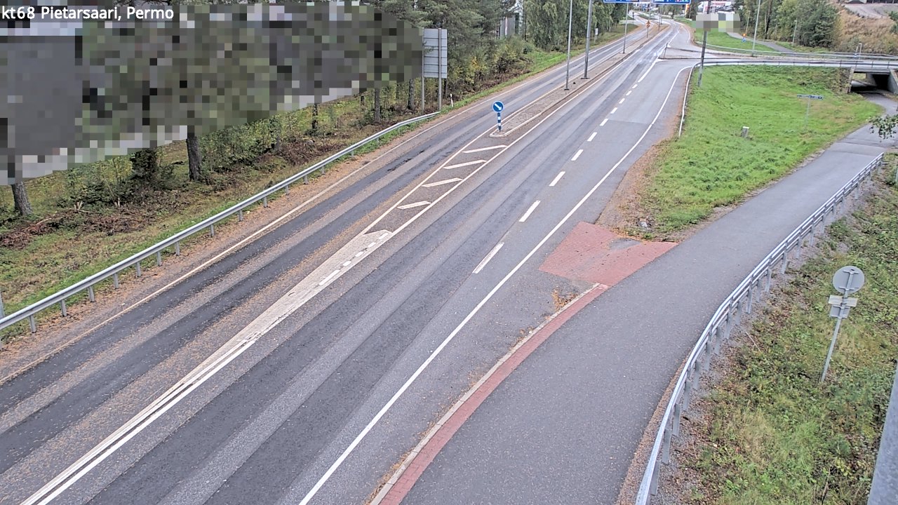 Weather Camera Image Väg 68 Jakobstad, Permo, Pietarsaari, Pohjanmaa