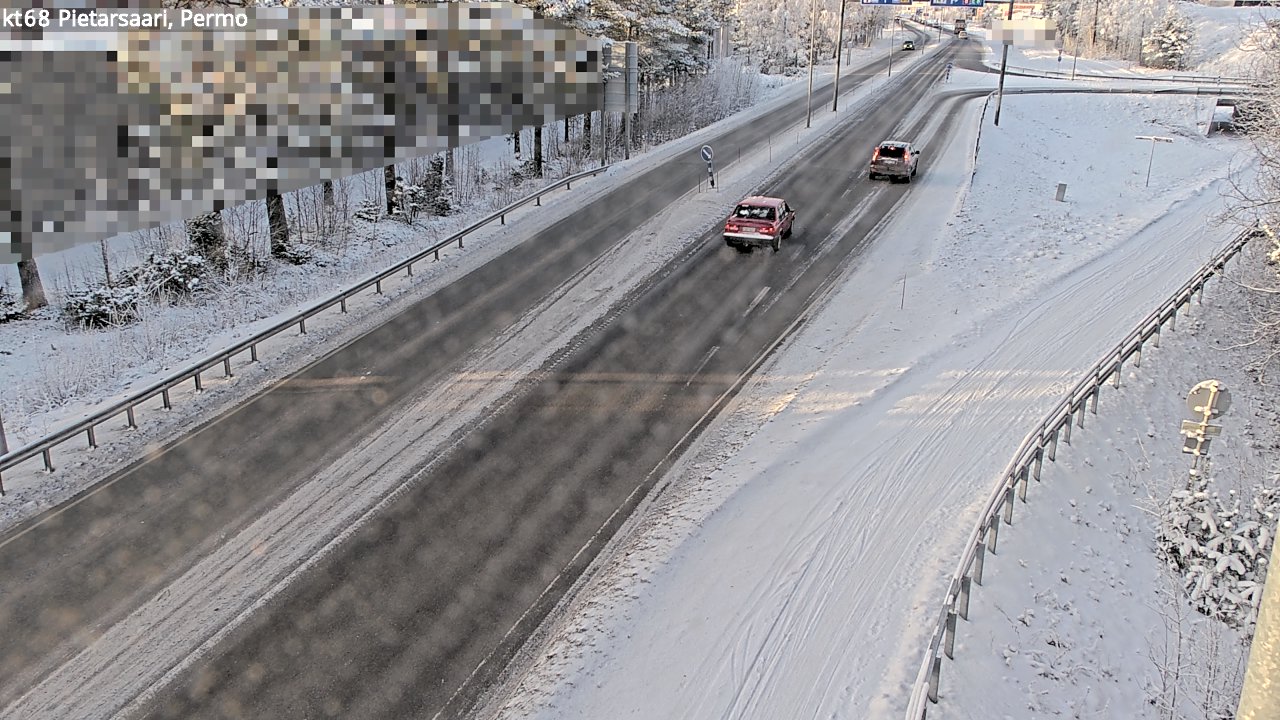 Weather Camera Image Väg 68 Jakobstad, Permo, Pietarsaari, Pohjanmaa