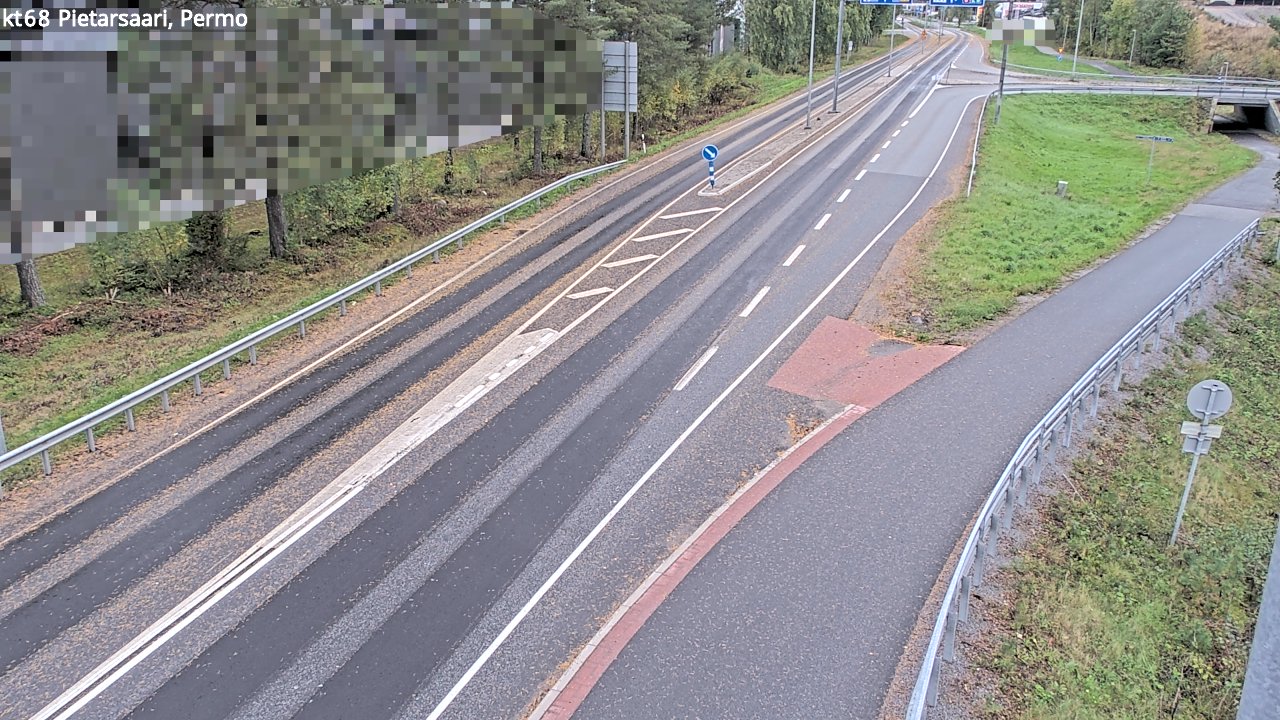 Weather Camera Image Väg 68 Jakobstad, Permo, Pietarsaari, Pohjanmaa
