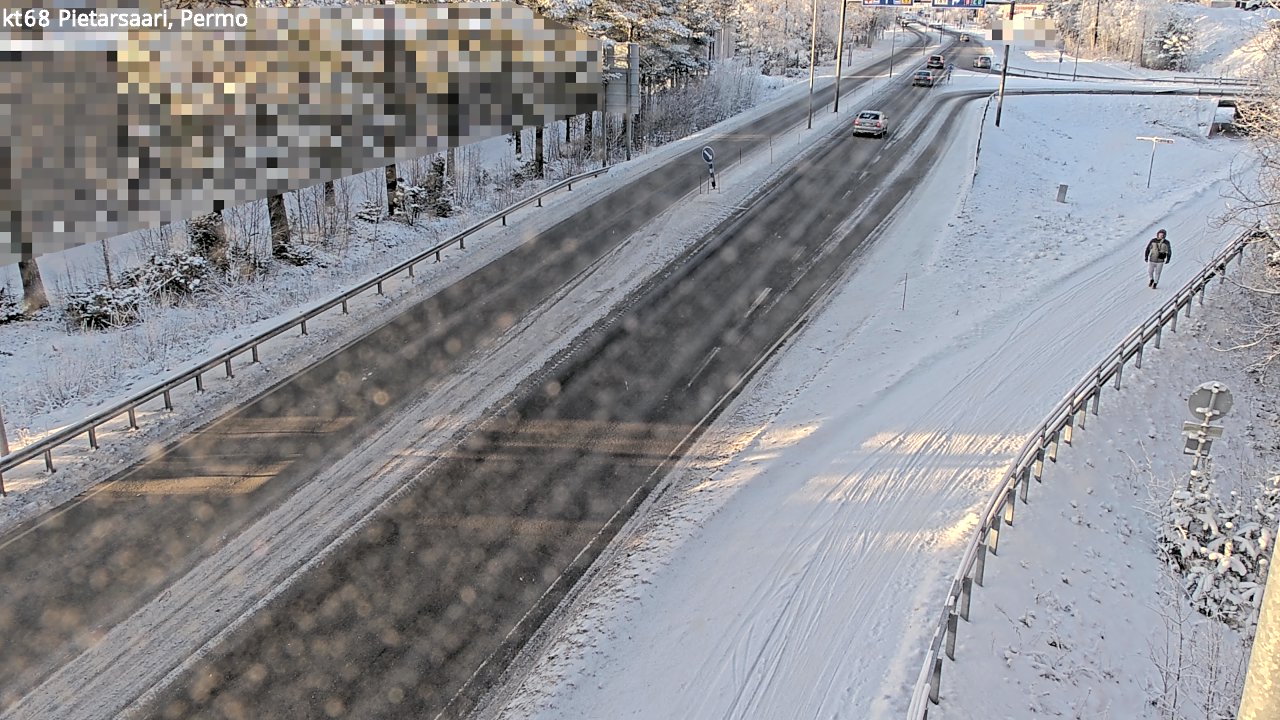 Weather Camera Image Väg 68 Jakobstad, Permo, Pietarsaari, Pohjanmaa