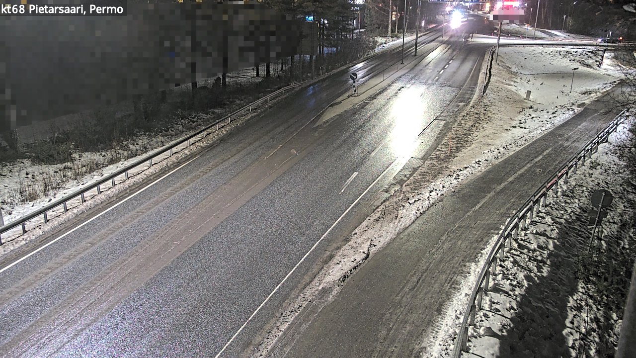 Weather Camera Image Väg 68 Jakobstad, Permo, Pietarsaari, Pohjanmaa