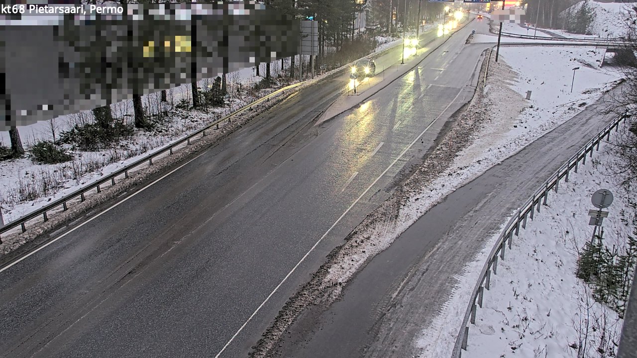Weather Camera Image Väg 68 Jakobstad, Permo, Pietarsaari, Pohjanmaa