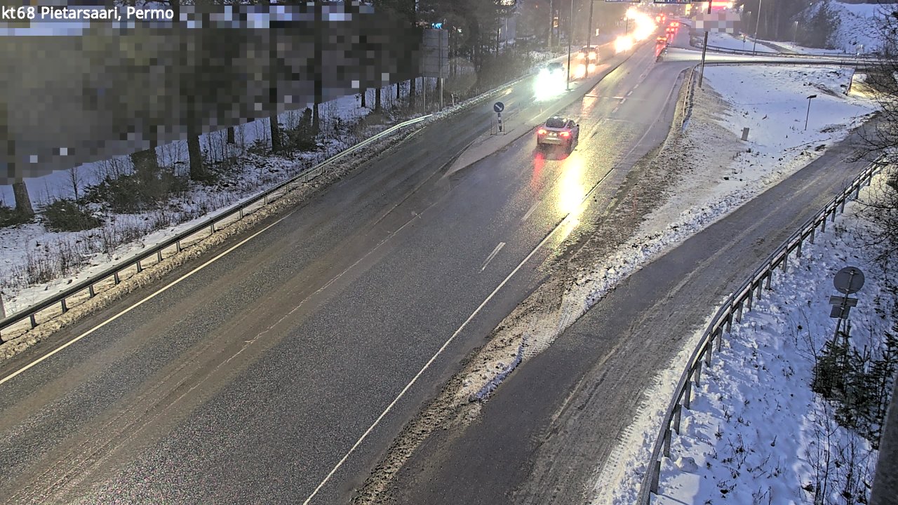 Weather Camera Image Väg 68 Jakobstad, Permo, Pietarsaari, Pohjanmaa