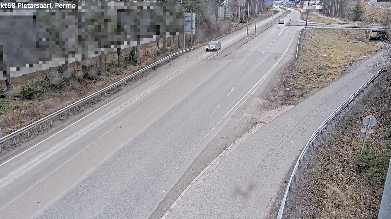 Weather Camera Image Road 68 Pietarsaari, Permo, Pietarsaari, Pohjanmaa