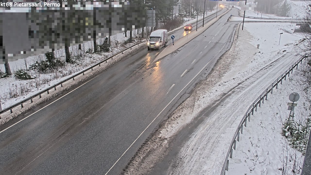 Weather Camera Image Väg 68 Jakobstad, Permo, Pietarsaari, Pohjanmaa