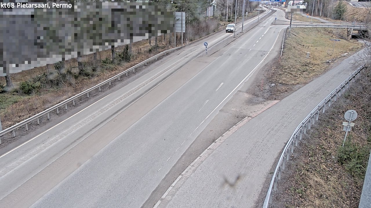 Weather Camera Image Väg 68 Jakobstad, Permo, Pietarsaari, Pohjanmaa