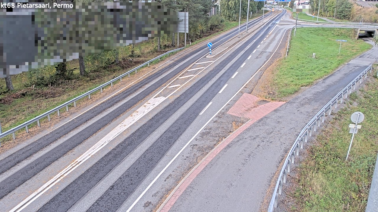 Weather Camera Image Väg 68 Jakobstad, Permo, Pietarsaari, Pohjanmaa