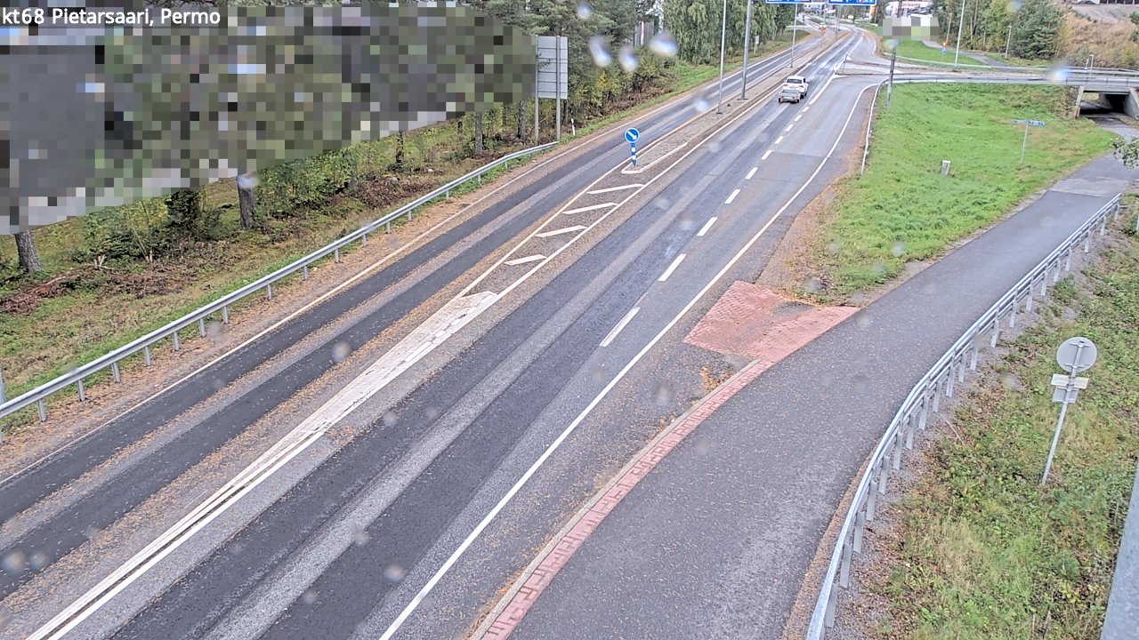 Weather Camera Image Väg 68 Jakobstad, Permo, Pietarsaari, Pohjanmaa